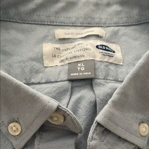 Old Navy Men's Light Blue Casual Shirt